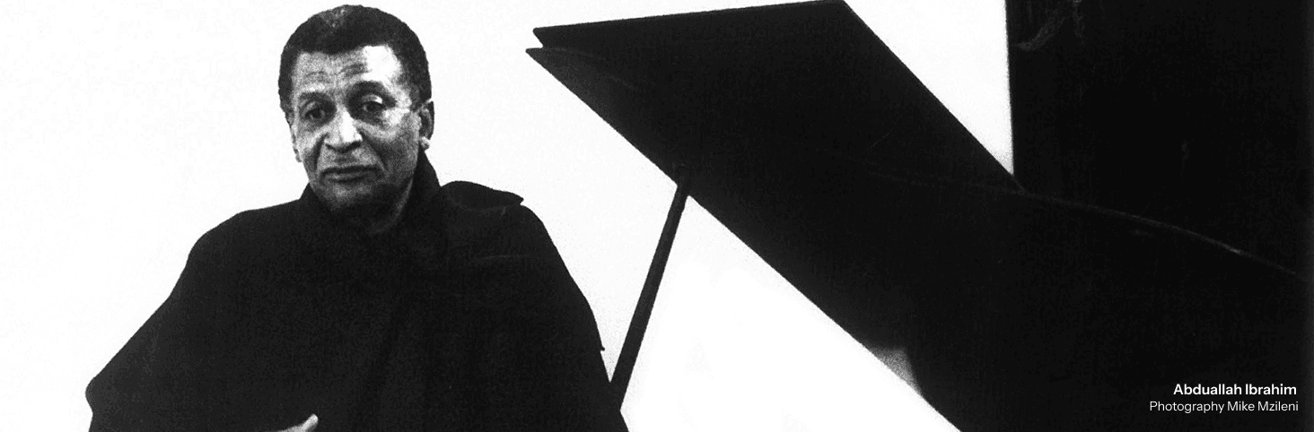 Abdullah Ibrahim performing on stage