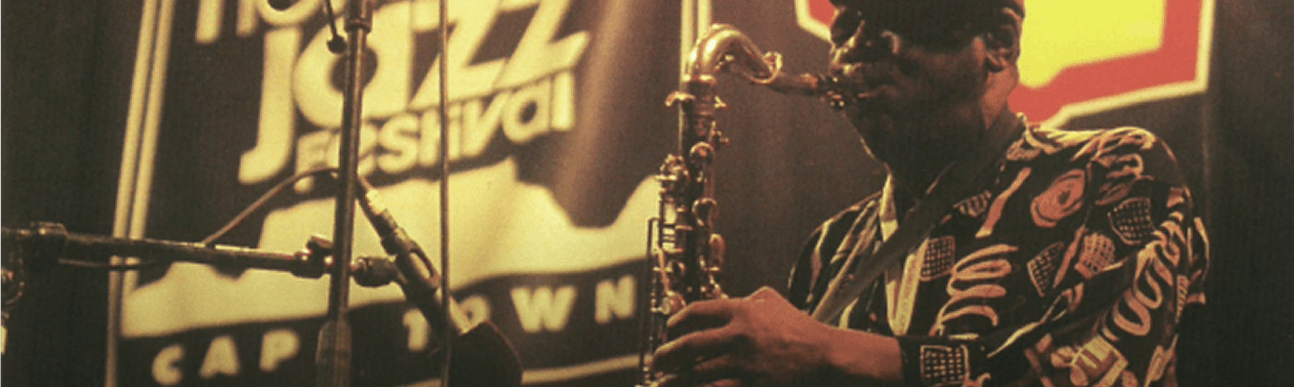 Winston Mankunku Sextet performing on stage