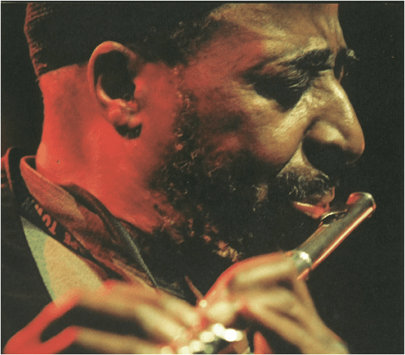 Yusef Lateef performing on stage